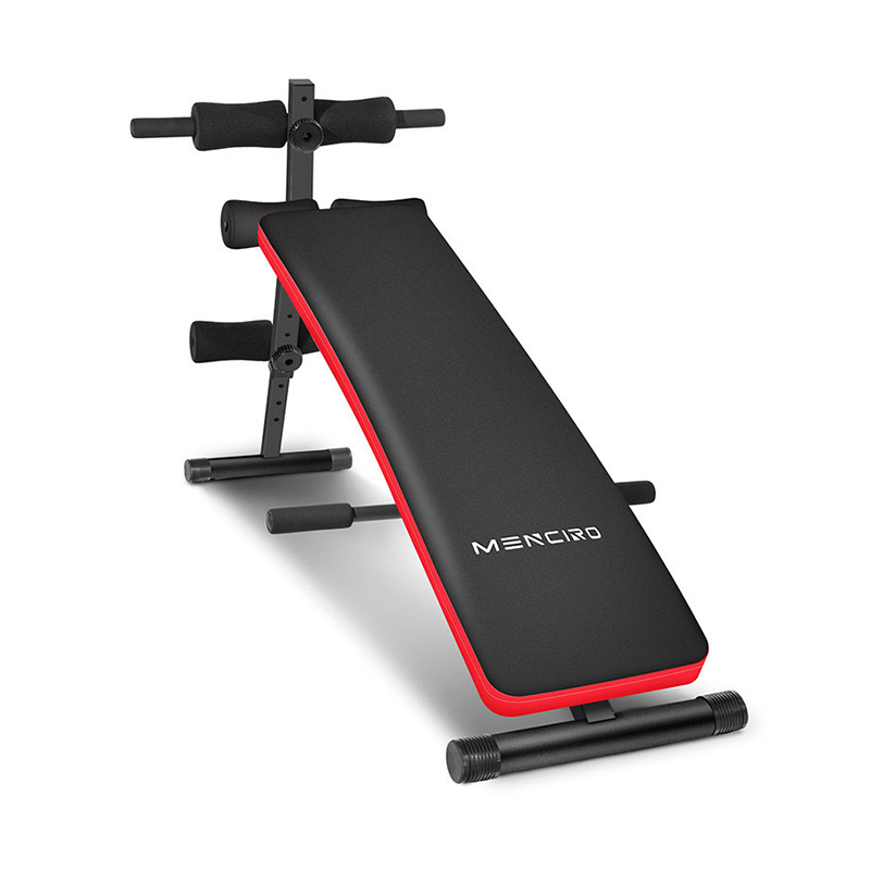 Ergonomische schwarze Hantelbank