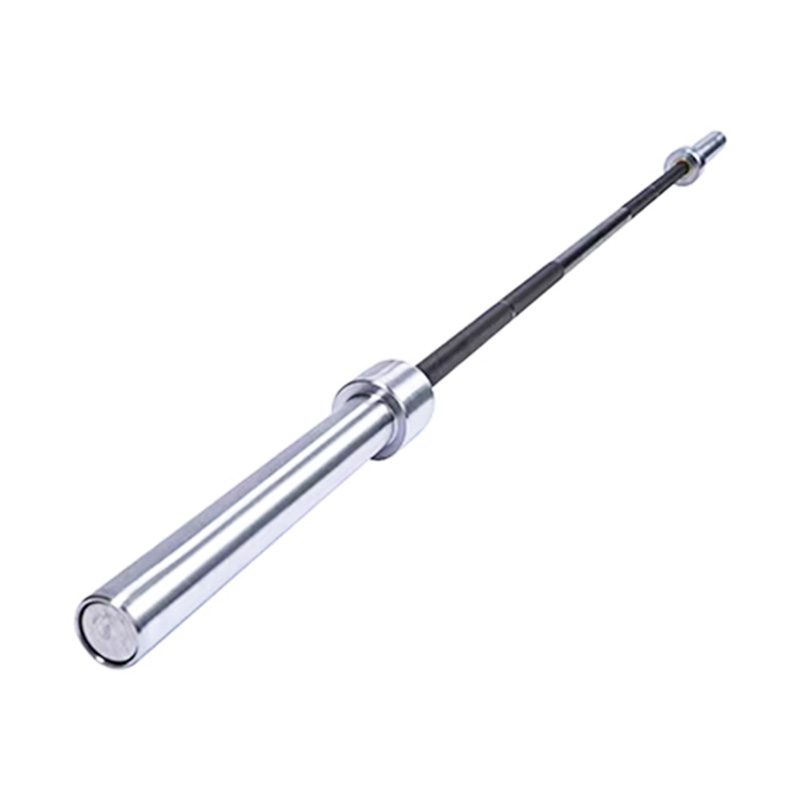 2,2 m 500 lb Olympiastange mit schwarzem Mittelteil